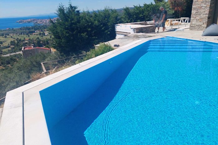 ΙΔΙΩΤΙΚΗ ΠΙΣΙΝΑ 65 m3 Ν. ΜΑΡΜΑΡΑΣ ΧΑΛΚΙΔΙΚΗΣ